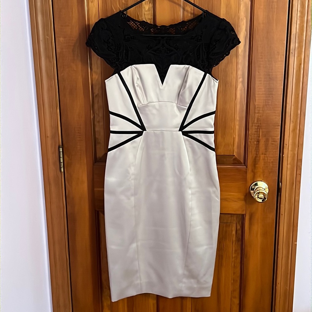 Karen Millen satin midi cocktail dress